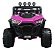 Carro Elétrico Infantil Super Cross 4x4 Rosa 12v  Com Controle Remoto Zippy Toys - Imagem 3