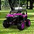 Carro Elétrico Infantil Super Cross 4x4 Rosa 12v  Com Controle Remoto Zippy Toys - Imagem 5
