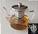 Bule Para Chá Vidro Borossilicato Com Infusor 600 ml Uso em Fogo - Imagem 2