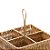 Porta Talher Quadrado Vertical Claro Rattan - Imagem 2