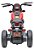 Mini Moto Elétrica Infantil Halei Motor 5km/h Carregador Bivolt Farol LED e Som 80 cm - Vermelho - Imagem 4