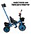 Triciclo Infantil 2 Em 1 Com Empurrador E Pedal 3 Rodas Azul Com Cestinho Importway Bw311 - Imagem 3