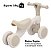 Carrinho De Equilíbrio Andador Infantil Baby Bege Zippy Toys - Imagem 5