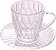Mimo Style Jogo De 6 Xícaras De Café Majestic Clear 90ml - Imagem 5