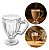 Jogo De 6 Xicaras Para Chá Coffee Time Em Cristal Ecológico 190ml - Imagem 1
