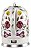 Chaleira Elétrica De Porcelana Elegance 1,5l Branca Floral 127v - Imagem 6