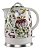 Chaleira Elétrica De Porcelana Elegance 1,5l Branca Floral 127v - Imagem 1
