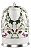 Chaleira Elétrica De Porcelana Elegance 1,5l Branca Floral 127v - Imagem 3