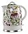 Chaleira Elétrica De Porcelana Elegance 1,5l Branca Floral 127v - Imagem 4