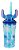 Copo Stitch Com Canudo 360ml Reutilizável Azul - Imagem 1