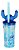 Copo Stitch Com Canudo 360ml Reutilizável Azul - Imagem 4