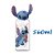 Garrafa Água Stitch 3d Portátil Infantil Antivazamento 560ml - Imagem 2