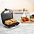 Sanduicheira Brunch Time 2 Em 1 Elgin Sanduicheira E Grill Antiaderente Preta 220v - Imagem 7