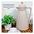 Garrafa Térmica Khadija 1l Off White Com Dourado Conservação De Temperatura E Design Sofisticado - Imagem 5