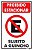 Placa Sinalização Pvc 20x30 - Proibido Estacionar Sujeito Guincho - Imagem 1