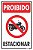 Placa Sinalização Pvc 20x30 - Proibido Estacionar Moto - Imagem 1