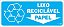 Placa Sinalização Pvc 13x30 - Lixo Recicl.Papel - Imagem 1