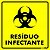 Placa Sinalização Adesivo 18x18 - Resíduo - Imagem 1