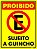 Placa Sinalização Pvc 30x40 - Sujeito A Guincho - Imagem 1