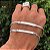 Par de pulseiras casal em prata, em aro colocar número 9 masculino e feminino. - Imagem 4
