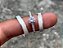 par de aliança 4mm\ anel cinderela 2 incluso - Imagem 1