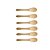 Conjunto de 6 Mini Colheres de Bambu OIKOS - Imagem 3