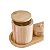Saleiro Cozinha c/ Tampa Ecokitchen Bambu 12x12x10,5cm - Imagem 7