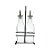 Conjunto de Galheteiro com Suporte de Metal Preto 250ml - Imagem 1