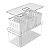 Organizador Temperos Geladeira Com 3 Cestos Clear Fresh 5L - Imagem 3