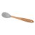 Conjunto 4 Utensílios de Silicone com Cabo em Bambu Cinza - Imagem 4