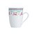 Caneca de Porcelana com Tampa e Filtro Verde e Branca 310ml - Imagem 1