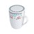 Caneca de Porcelana com Tampa e Filtro Verde e Branca 310ml - Imagem 6