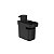 Dispenser Detergente 650ml com Rodo de Pia Compacto Preto - Imagem 3