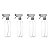 Kit 4 Borrifadores Multiuso Flow Bege E Cinza 500ml On/Off - Imagem 1