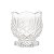 Porta Talher Vidro Cristal para Chá Café Bandeja 7,8x8,4cm - Imagem 1