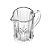 Jarra Leiteira De Vidro Cristal Radial 290ml - Imagem 2
