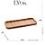 Kit com 2 Bandejas de Bambu Retangular 28x11x1,5cm - Imagem 4