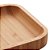 Kit com 2 Bandejas de Bambu Retangular 28x11x1,5cm - Imagem 3