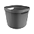 Cesto Organizador Cube Flex Lavanderia 28l Cor Chumbo - Imagem 1
