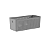 Cesto Organizador Multiuso Lavanderia Flow 34x15x13 Chumbo - Imagem 1