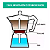 Cafeteira Italiana Mormol Serve 6 Cafézinhos 600ML - Imagem 5
