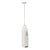 Mini Mixer Misturador Elétrico p/ Bebidas de Inox Branco - Imagem 1