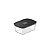 Kit Com 4 Potes De Vidro Hermético Fresh Lock Preto - Imagem 3