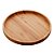 Kit com 2 Bandejas de Bambu Redonda Petisqueira Decorar 20cm - Imagem 2