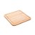 Tábua em Bambu Quadrada Petiscos Servir Decorar 17x17cm - Imagem 1