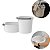 Kit Balde 8,5l E Bacia 5l Multiuso Limpeza Lavanderia Roupa - Imagem 1