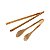 Kit com 2 Pegadores Culinários Multiuso em Bambu 36cm e 22cm - Imagem 1