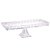 Travessa com Pé de Cristal Transparente Dragon 34x15x10,5cm - Imagem 1