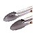 Kit Pegador Bambu E Inox Carne  Salada Pinça 34cm e 27cm - Imagem 5