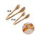 Kit 2 Pegador de Saladas Bambu Multiuso Alimentos 30 e 21cm - Imagem 1